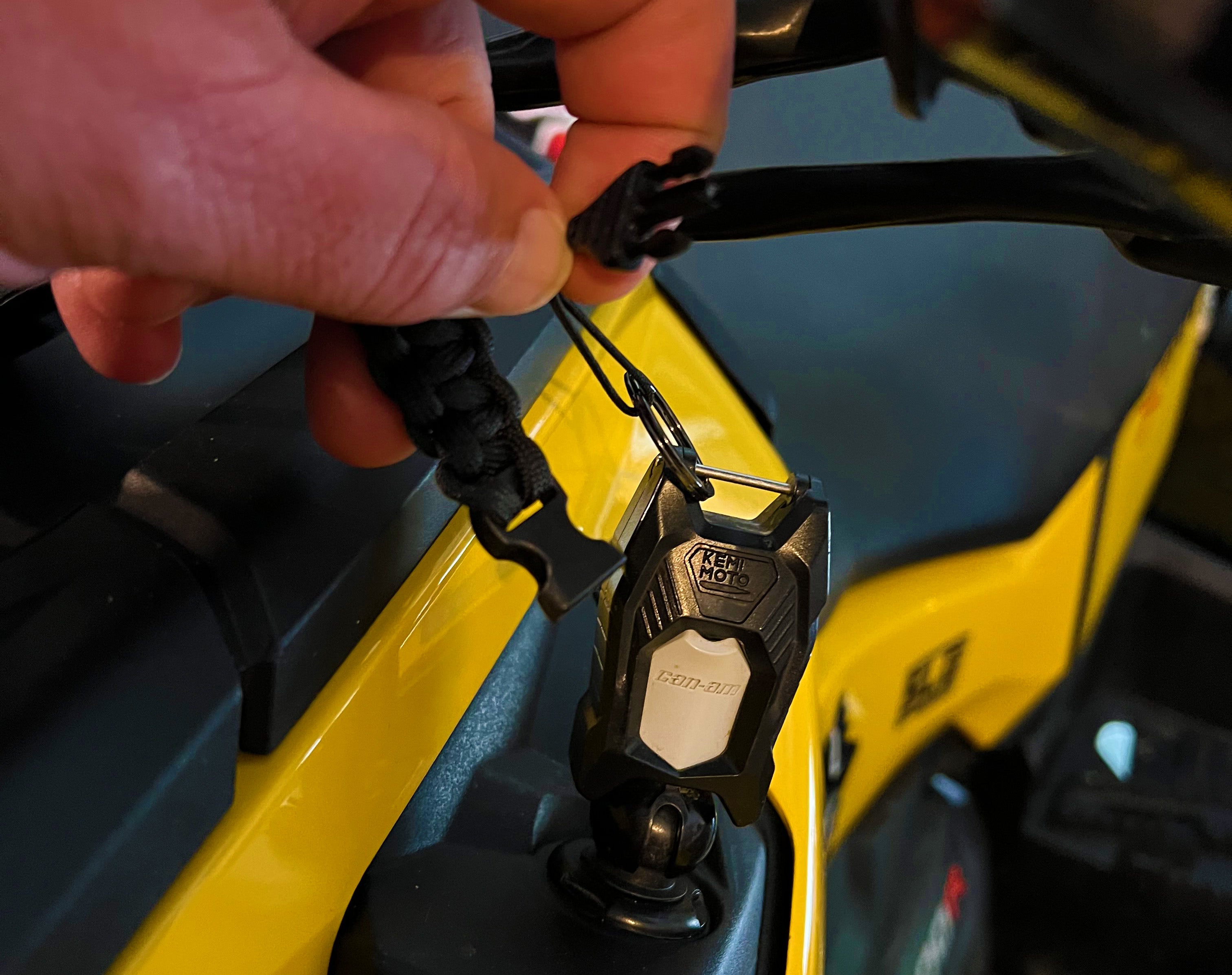 Kong Quick Release Paracord Key-Safe Holder Black