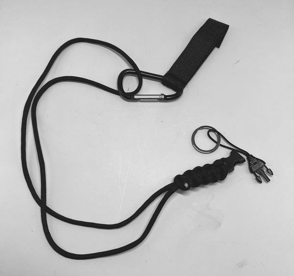 Kong Quick Release Paracord Key-Safe Holder Black